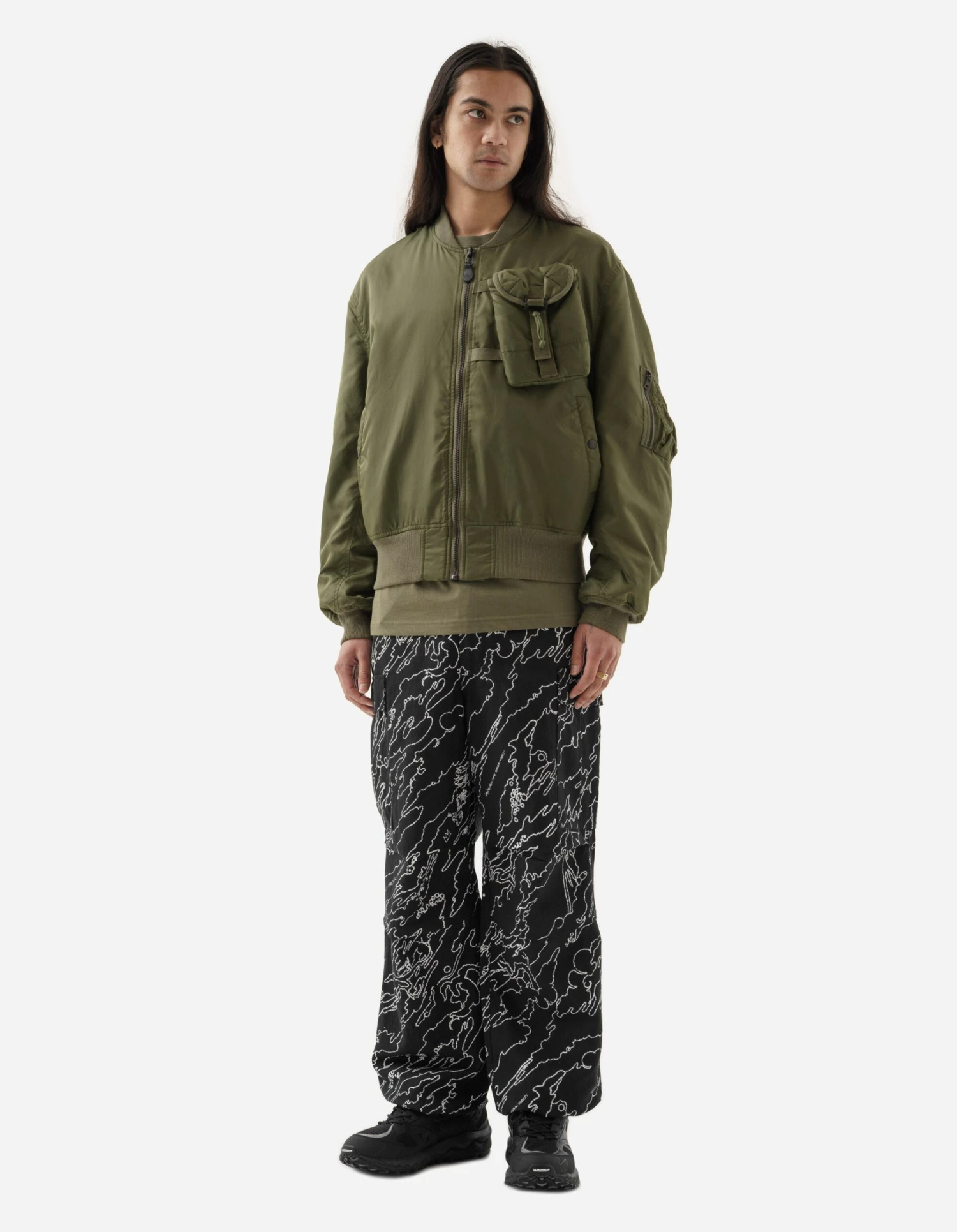 Maharishi 5136 Maha Basquiat M65 Cargo Pants Black 4 Maharishi 5136 Maha Basquiat M65 Cargo Pants Black - Image 4