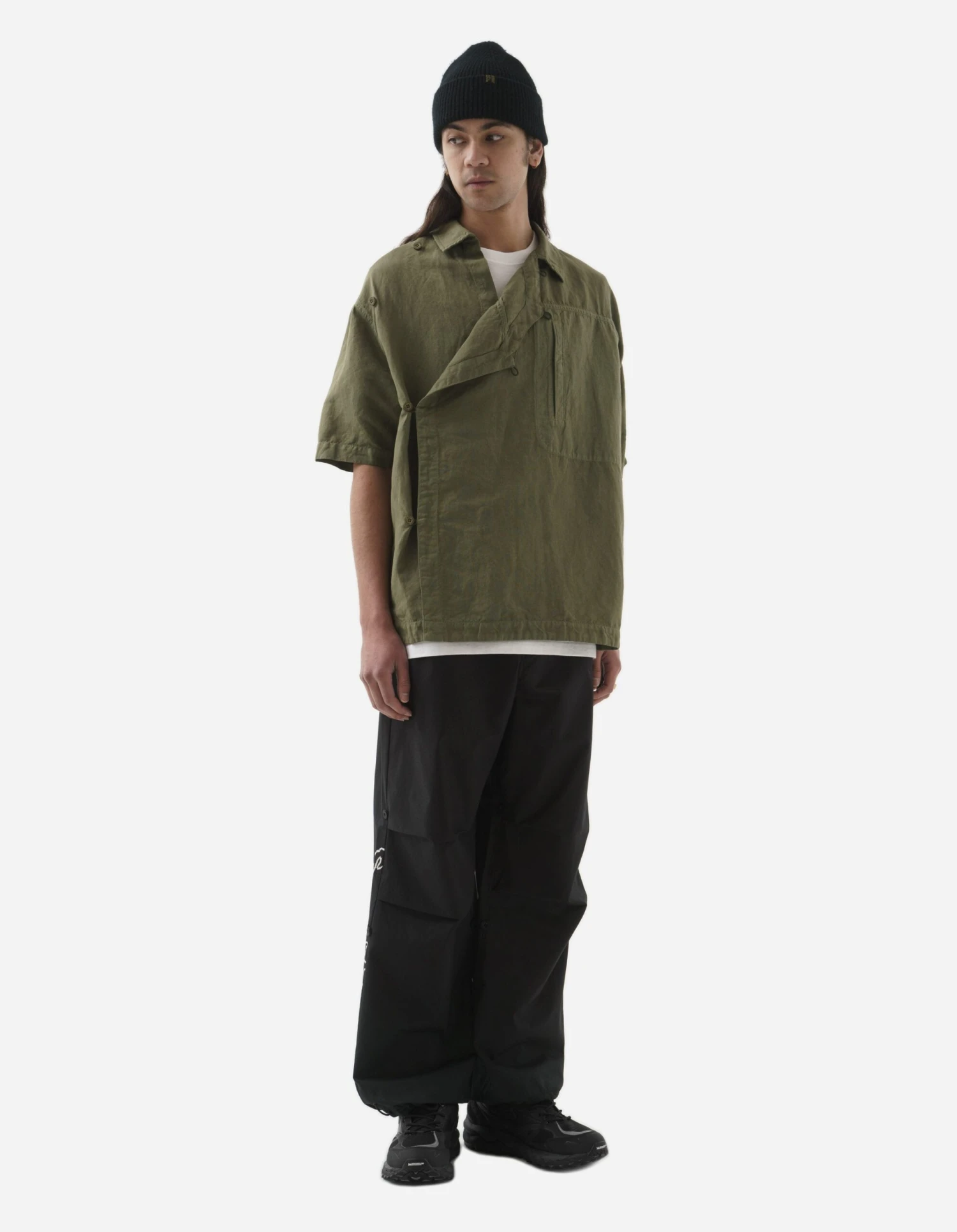 Maharishi 5137 Maha Basquiat Camo Loose Snopants® Black 4 Maharishi 5137 Maha Basquiat Camo Loose Snopants® Black - Image 4