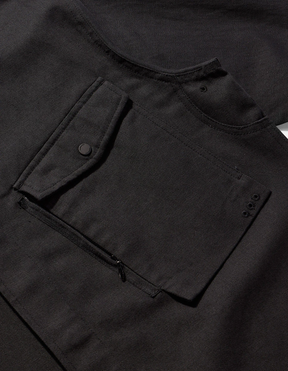 Maharishi 7028 MILTYPE Organic Custom Shirt Black 6 Maharishi 7028 MILTYPE Organic Custom Shirt Black - Image 6