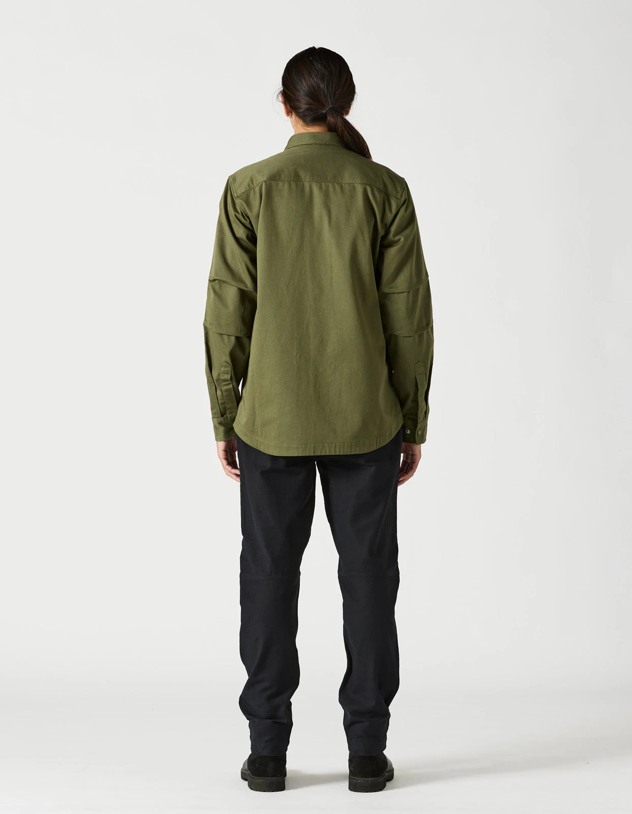 Maharishi 7028 MILTYPE Organic Custom Shirt Olive OG-107F 3 Maharishi 7028 MILTYPE Organic Custom Shirt Olive OG-107F - Image 3