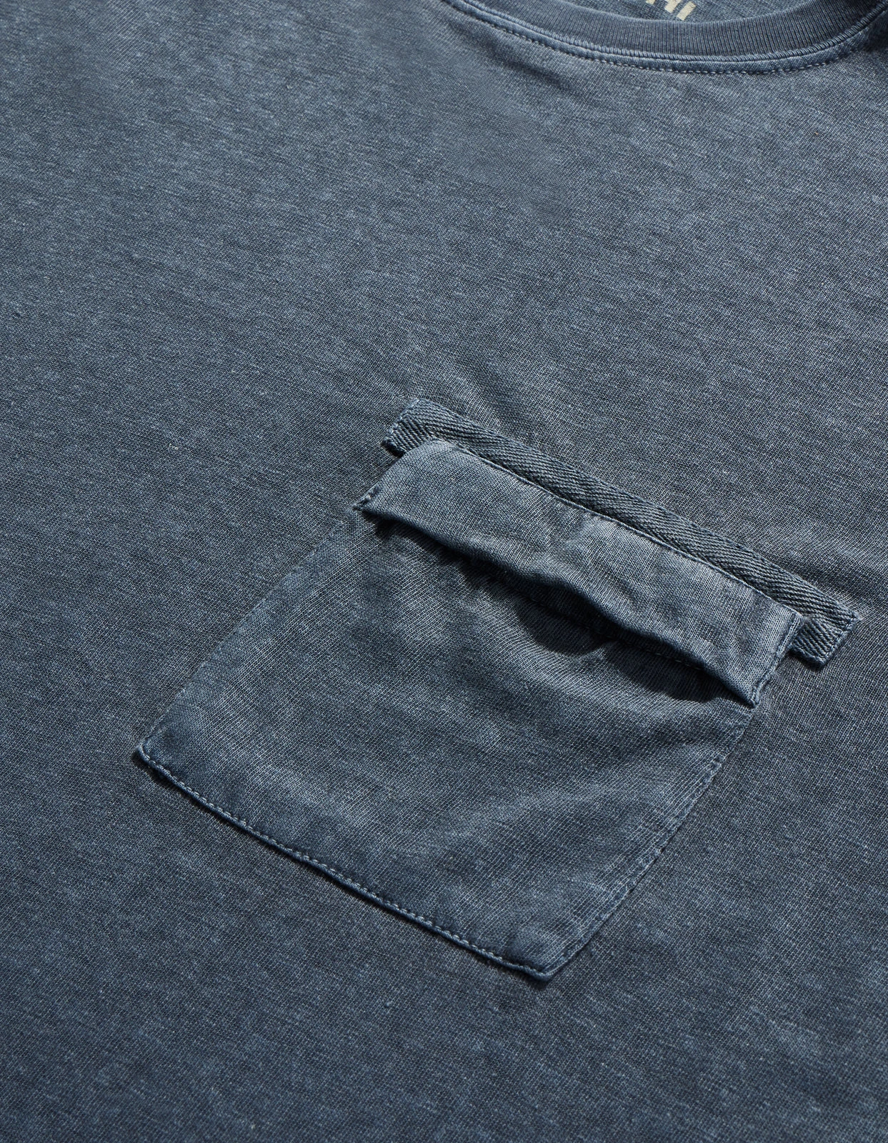 Maharishi 8010 Hemp Organic L/S Pocket T-Shirt Navy 6 Maharishi 8010 Hemp Organic L/S Pocket T-Shirt Navy - Image 6