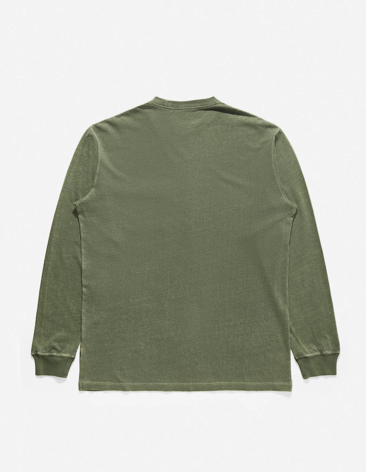 Maharishi 8010 Hemp Organic L/S Pocket T-Shirt Olive OG-107F 4 Maharishi 8010 Hemp Organic L/S Pocket T-Shirt Olive OG-107F - Image 4