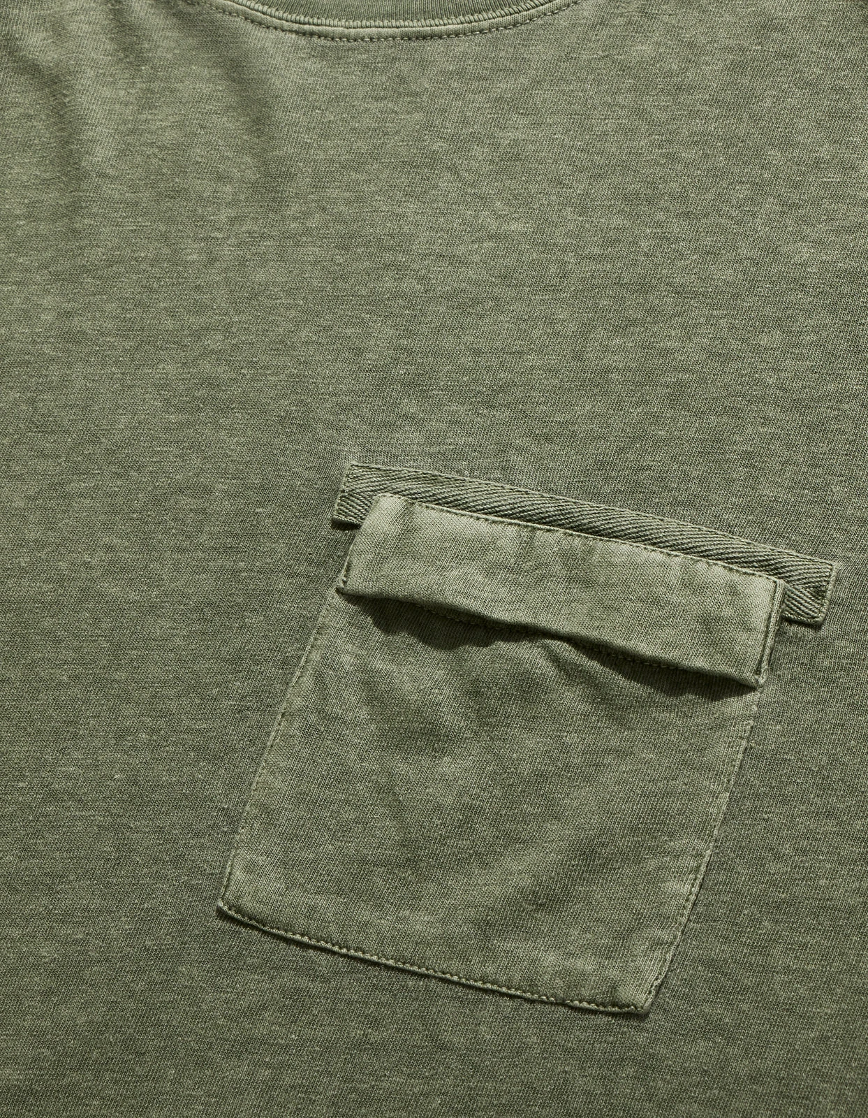 Maharishi 8010 Hemp Organic L/S Pocket T-Shirt Olive OG-107F 5 Maharishi 8010 Hemp Organic L/S Pocket T-Shirt Olive OG-107F - Image 5