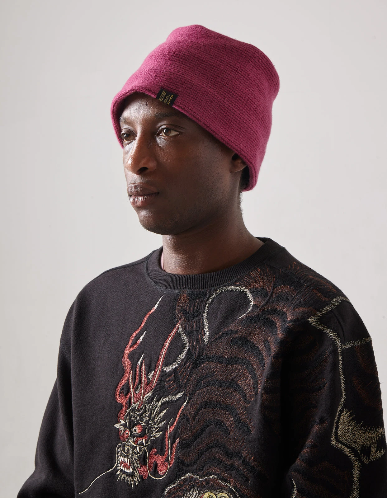 Maharishi 9266 MILTYPE Wool Bucket Hat Murasaki Purple 2 Maharishi 9266 MILTYPE Wool Bucket Hat Murasaki Purple - Image 2