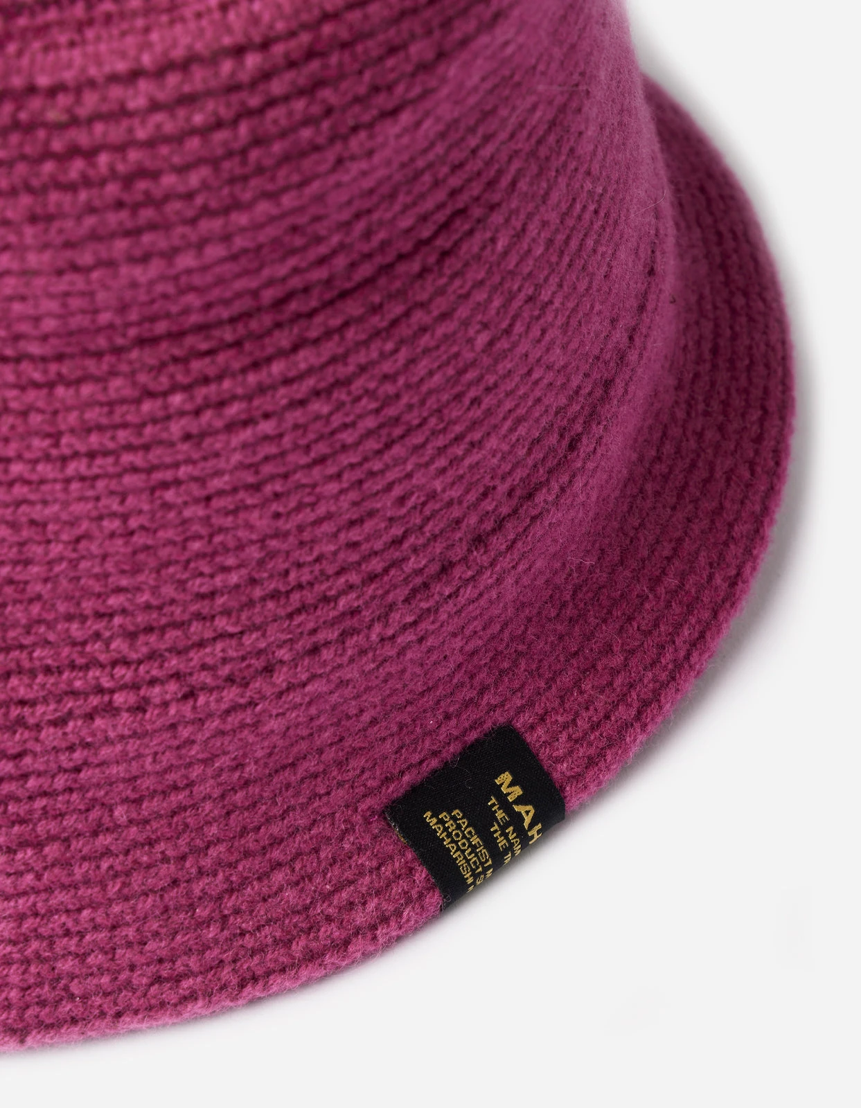 Maharishi 9266 MILTYPE Wool Bucket Hat Murasaki Purple 4 Maharishi 9266 MILTYPE Wool Bucket Hat Murasaki Purple - Image 4