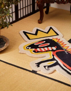 1266 Pez Dispenser Rug · Maharishi X Jean-Michel Basquiat Multi 11 1266 Pez Dispenser Rug · Maharishi X Jean-Michel Basquiat Multi -Maharishi Shop Homeware 1266 multi 30 Green