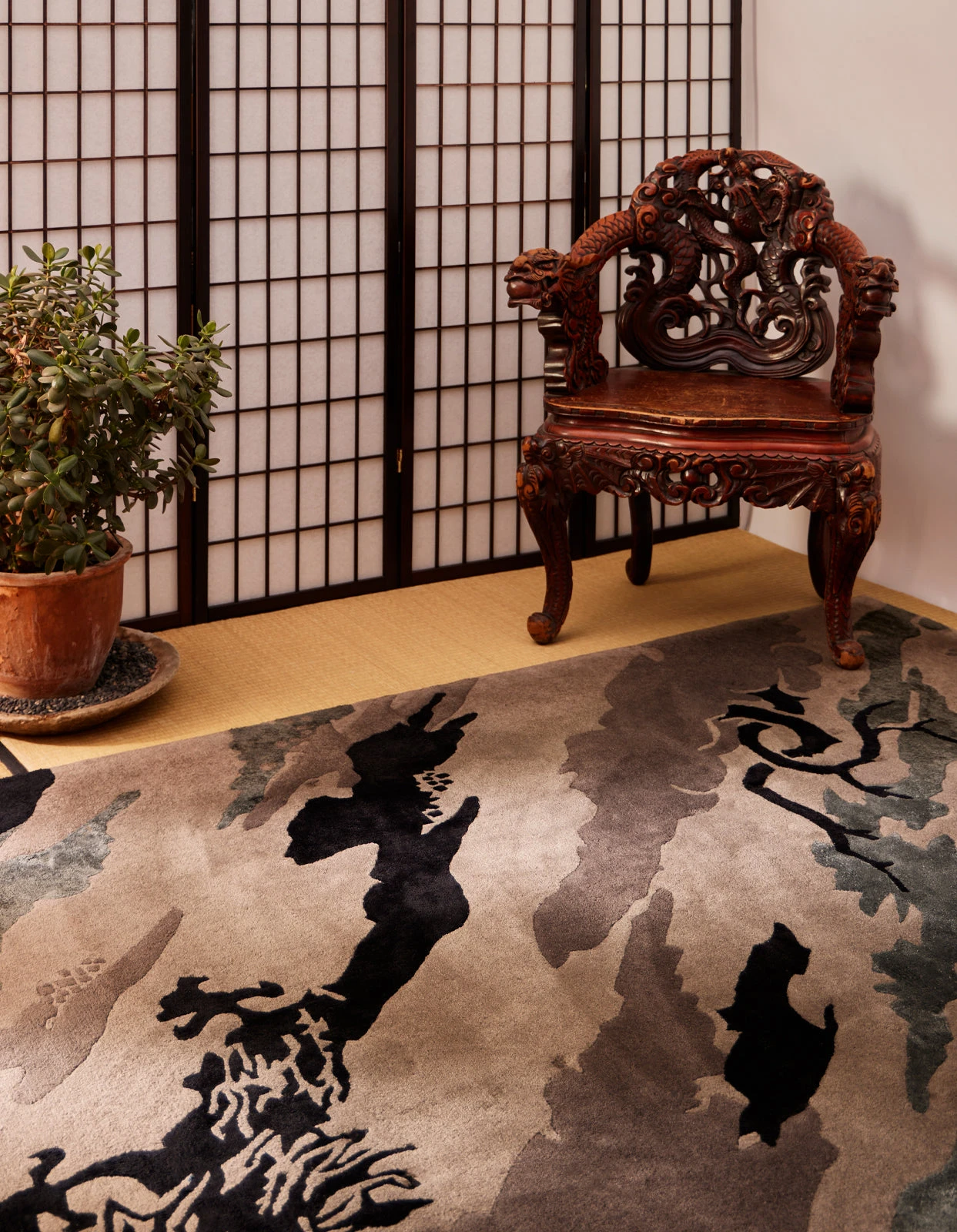 Maharishi 2158 DPM: Bonsai Forest Rug Large Night 2 Maharishi 2158 DPM: Bonsai Forest Rug Large Night - Image 2