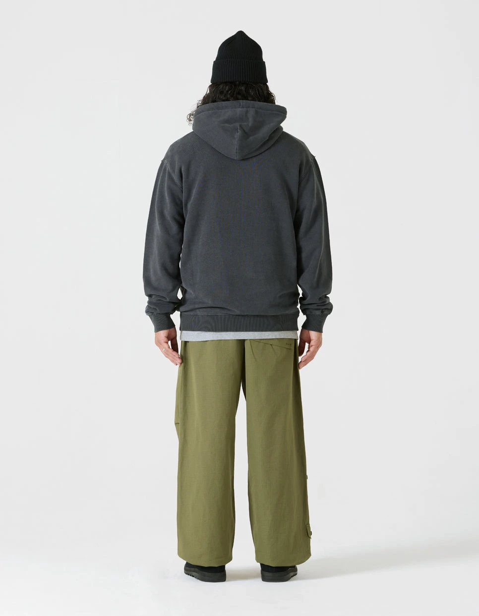 Maharishi 4146 Hemp Organic Hooded Sweat Black BLK-108F 3 Maharishi 4146 Hemp Organic Hooded Sweat Black BLK-108F - Image 3