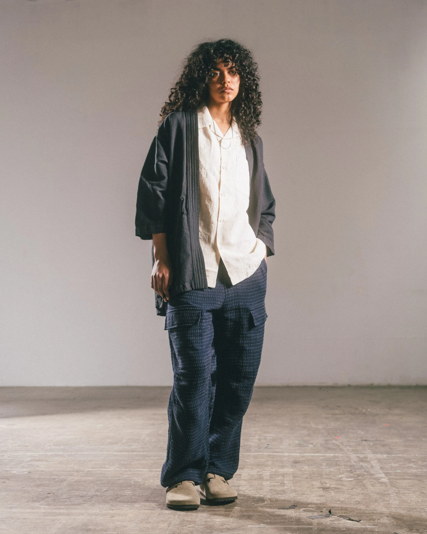 Maharishi 5115 Noragi Cargo Loose Track Pants Indigo 11 Maharishi 5115 Noragi Cargo Loose Track Pants Indigo - Image 11