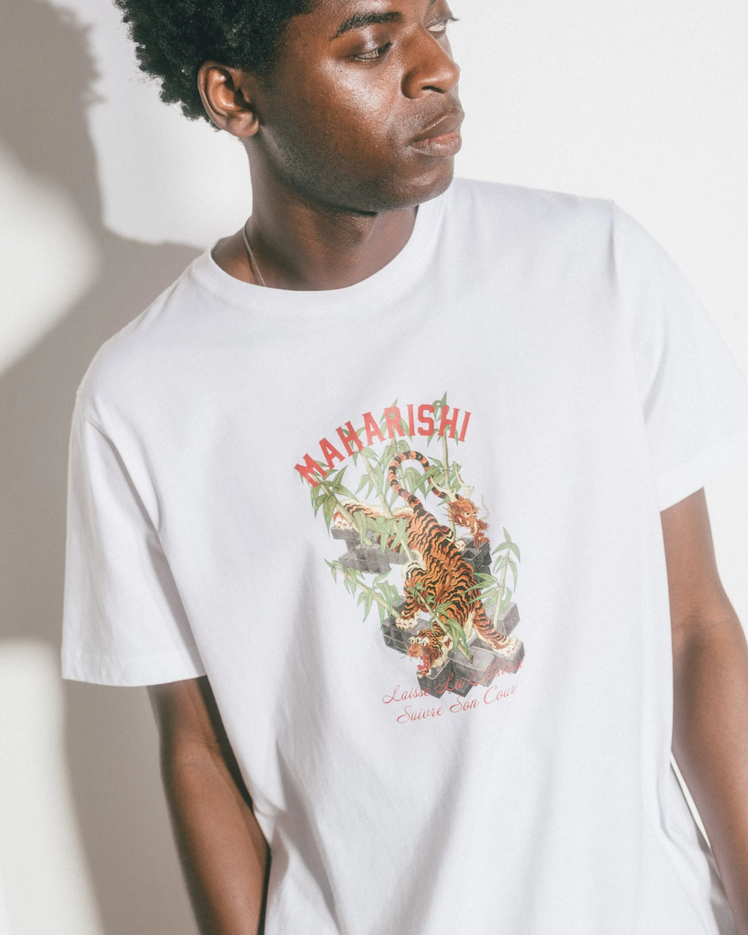 Maharishi 1280 Take Tora T-Shirt White 6 Maharishi 1280 Take Tora T-Shirt White - Image 6