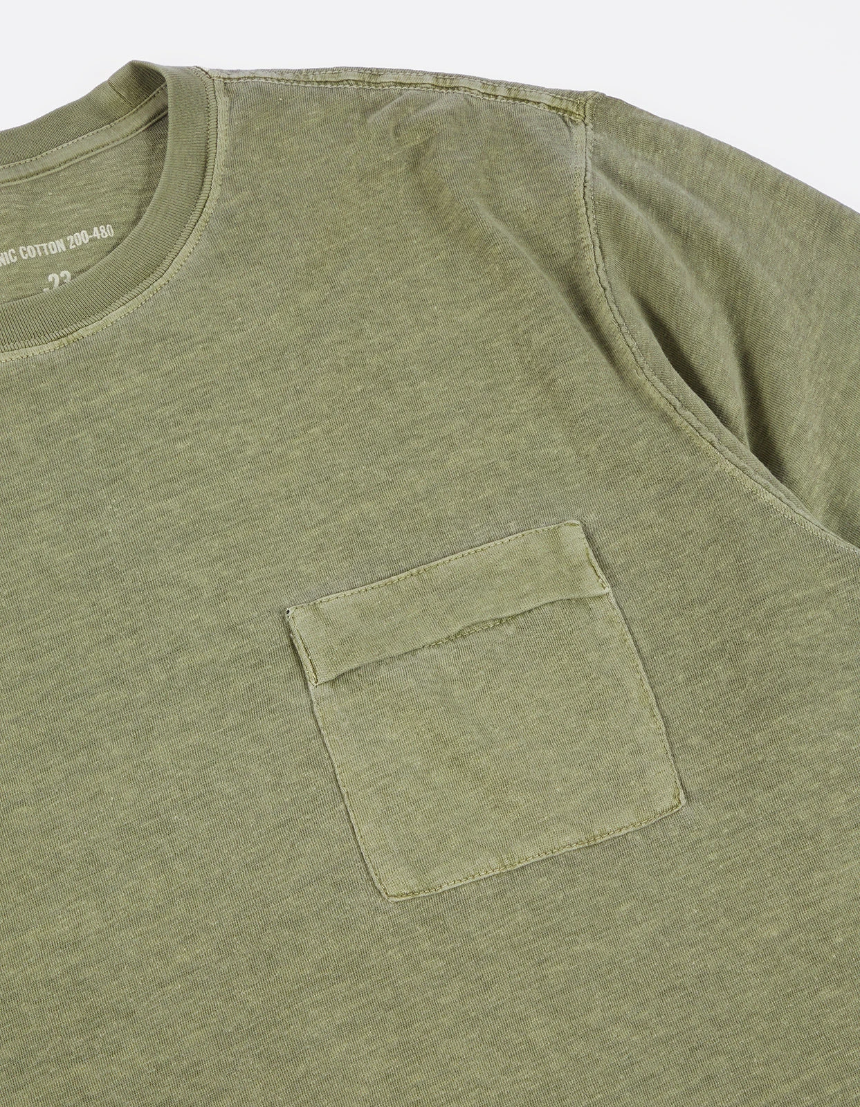 Maharishi 7021 Hemp Organic Pocket T-Shirt Olive OG-107F 5 Maharishi 7021 Hemp Organic Pocket T-Shirt Olive OG-107F - Image 5