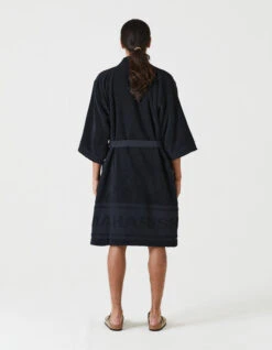Maharishi 9872 Kimono Robe · Organic Cotton 700 Black 7 Maharishi 9872 Kimono Robe · Organic Cotton 700 Black -Maharishi Shop aw22 9872 MODEL black 50