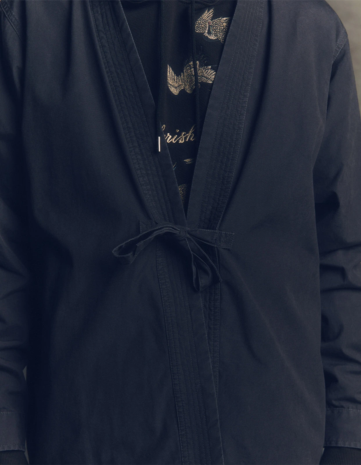 Maharishi 8190 U.S. Hanten Shirt Black BLK-108F 6 Maharishi 8190 U.S. Hanten Shirt Black BLK-108F - Image 6