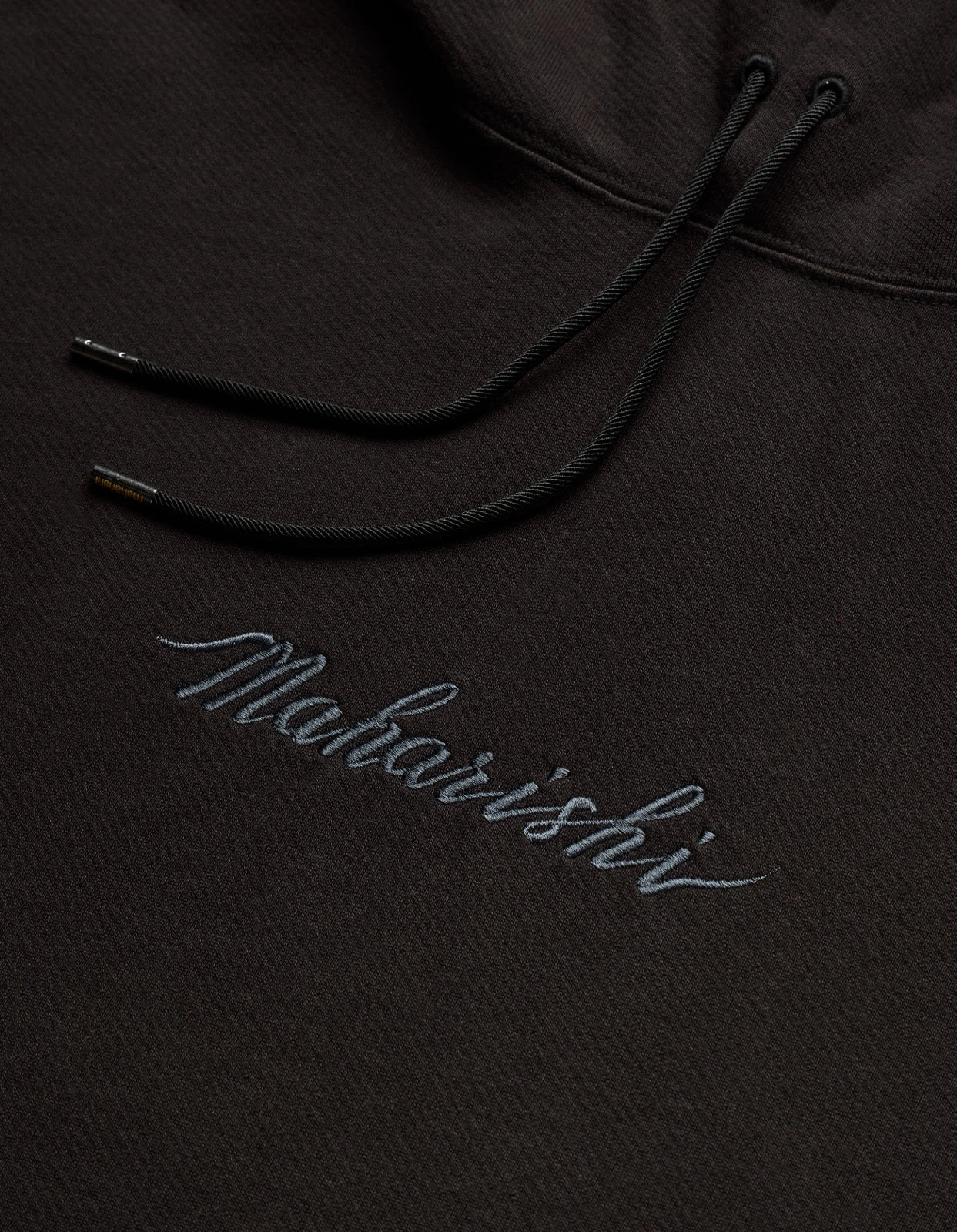 4622 Maharishi Organic Hooded Sweat Black 4 4622 Maharishi Organic Hooded Sweat Black - Image 4