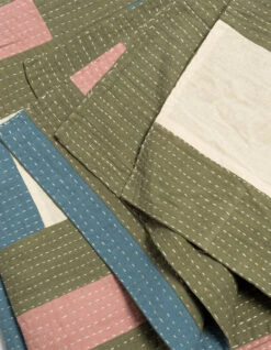 Maharishi 1289 Patchwork Kantha Blanket Multi -Maharishi Shop aw24 1289 multi 40