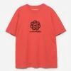 Maharishi 1378 Spiral Temple T-Shirt Light Lama Red