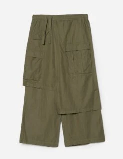 Maharishi 4588 Asym Cargo Hakama Pants Olive OG-107F