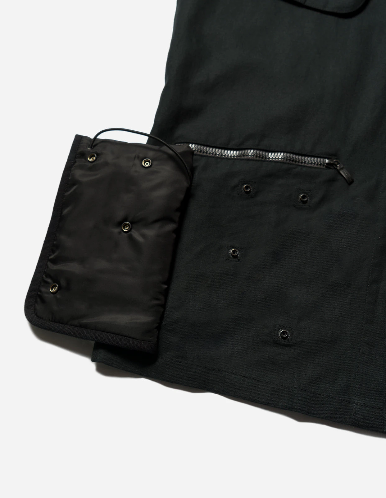 Maharishi 5200 Hemp Jungle Utility Jacket Black 4 Maharishi 5200 Hemp Jungle Utility Jacket Black - Image 4