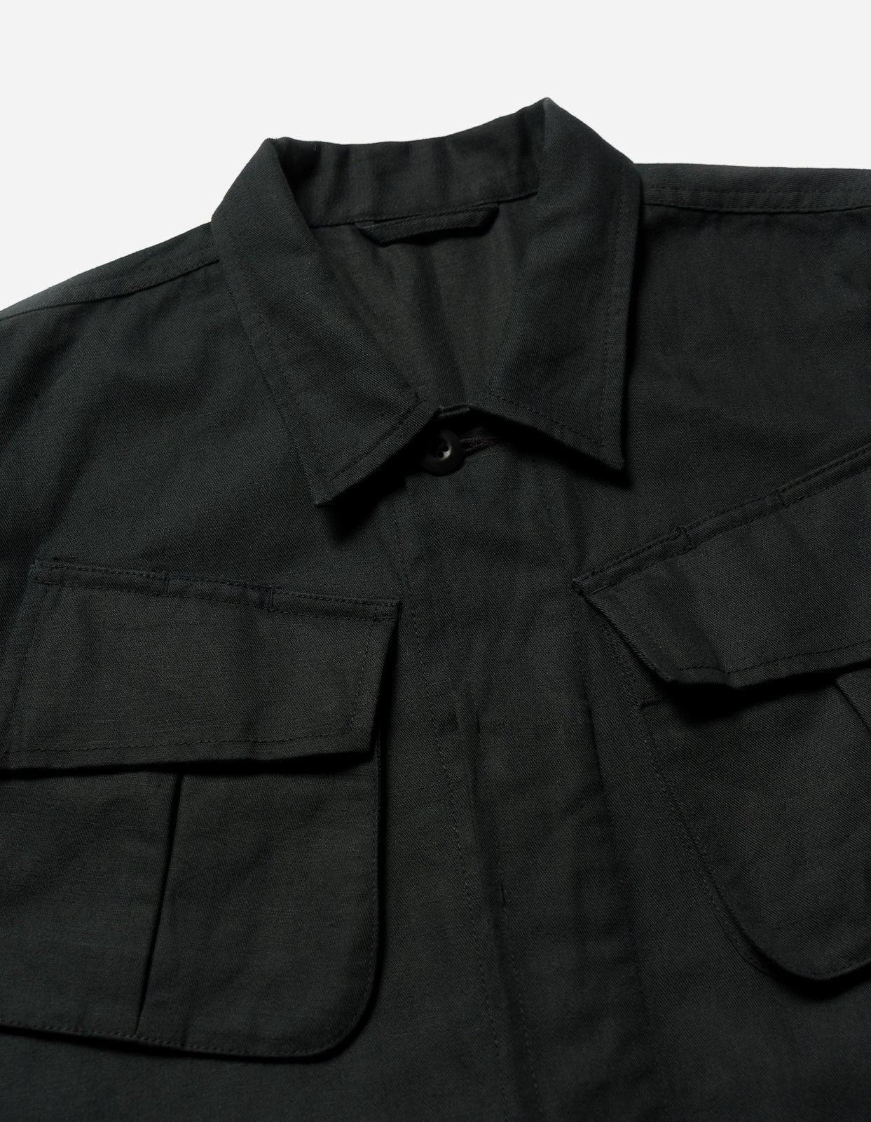 Maharishi 5200 Hemp Jungle Utility Jacket Black 7 Maharishi 5200 Hemp Jungle Utility Jacket Black - Image 7