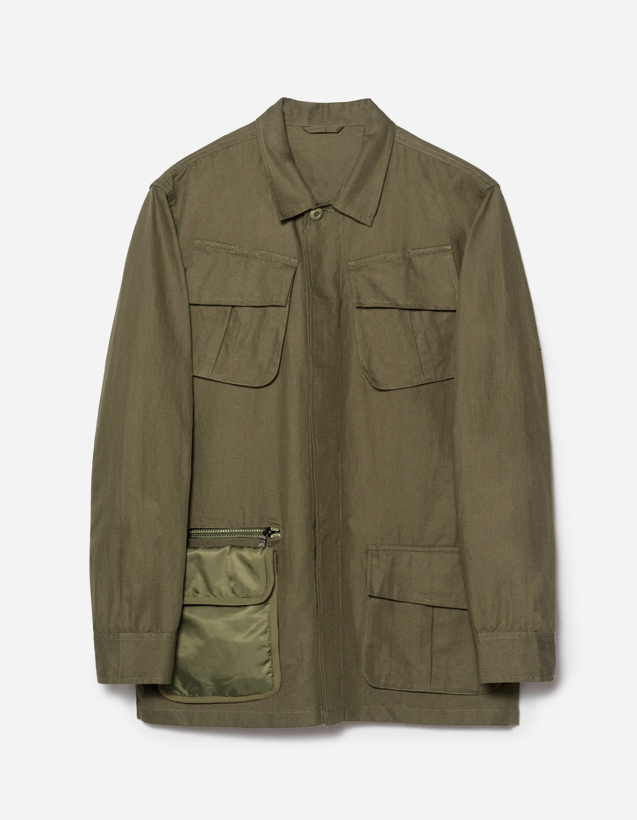 Maharishi 5200 Hemp Jungle Utility Jacket Olive OG-107F 1 Maharishi 5200 Hemp Jungle Utility Jacket Olive OG-107F