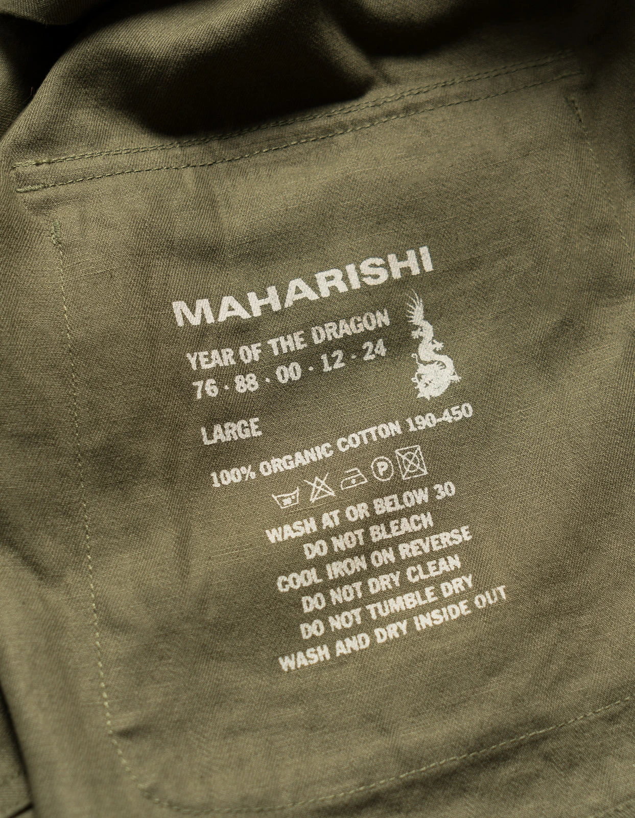 Maharishi 5200 Hemp Jungle Utility Jacket Olive OG-107F 9 Maharishi 5200 Hemp Jungle Utility Jacket Olive OG-107F - Image 9