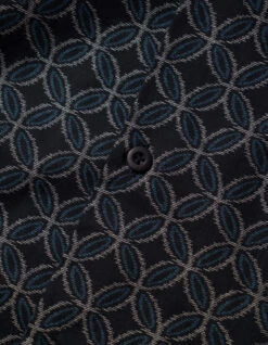 Maharishi 5205 Wagara Camp Collar Shirt Black -Maharishi Shop aw24 5205 Black 60