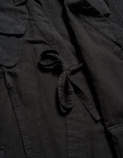 Maharishi 5210 Hemp Jungle Kimono Overshirt Black -Maharishi Shop aw24 5210 Black 60