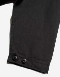 Maharishi 5210 Hemp Jungle Kimono Overshirt Black -Maharishi Shop aw24 5210 Black 70