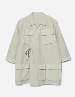 Maharishi 5210 Hemp Jungle Kimono Overshirt Sage