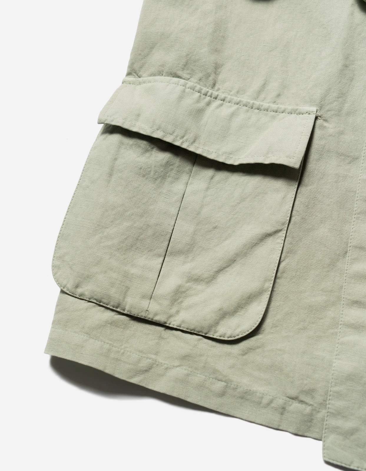 Maharishi 5210 Hemp Jungle Kimono Overshirt Sage 3 Maharishi 5210 Hemp Jungle Kimono Overshirt Sage - Image 3