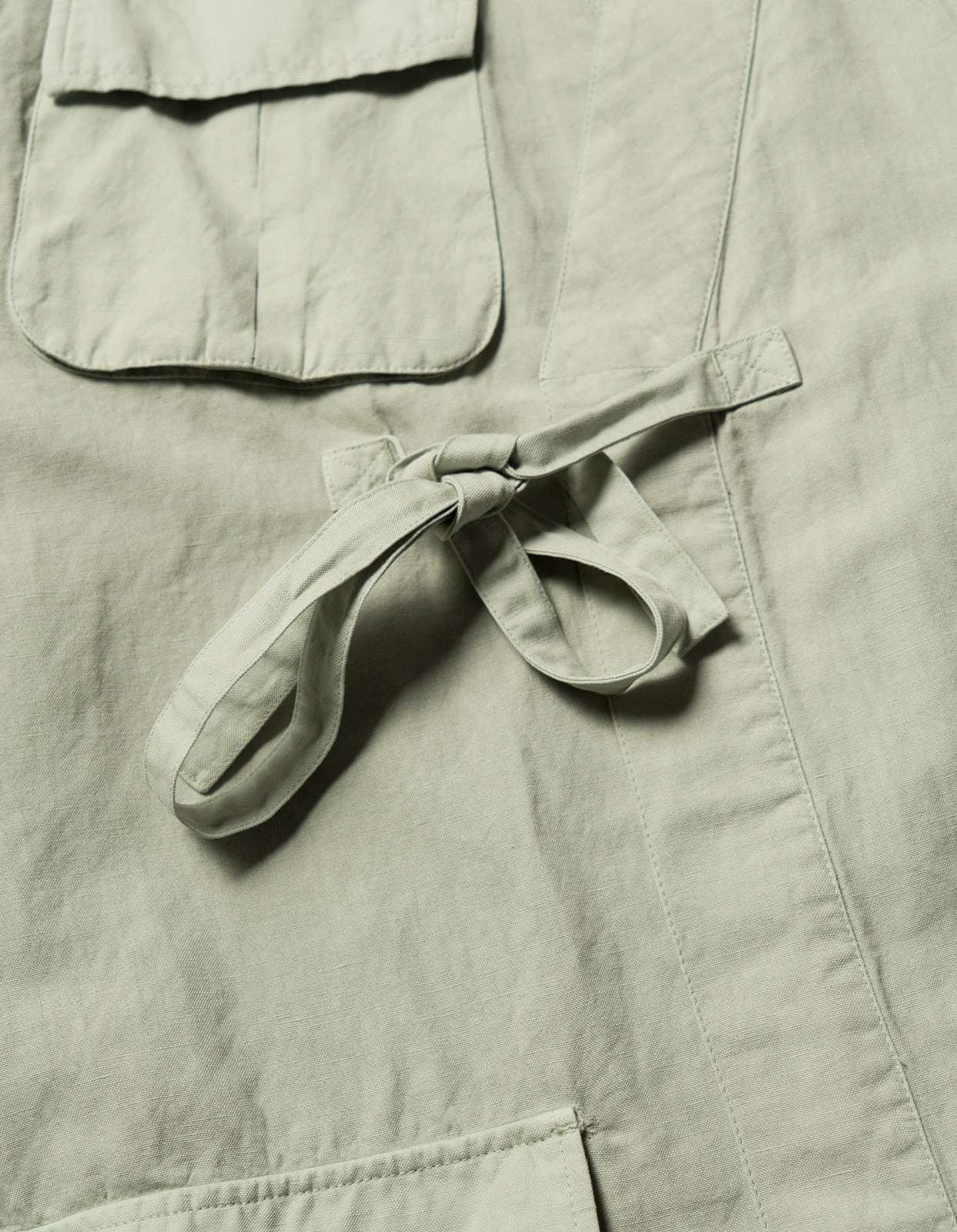 Maharishi 5210 Hemp Jungle Kimono Overshirt Sage 4 Maharishi 5210 Hemp Jungle Kimono Overshirt Sage - Image 4