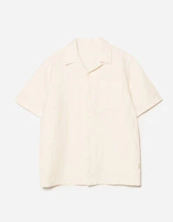 Maharishi 5211 Hemp Camp Collar Shirt Ecru