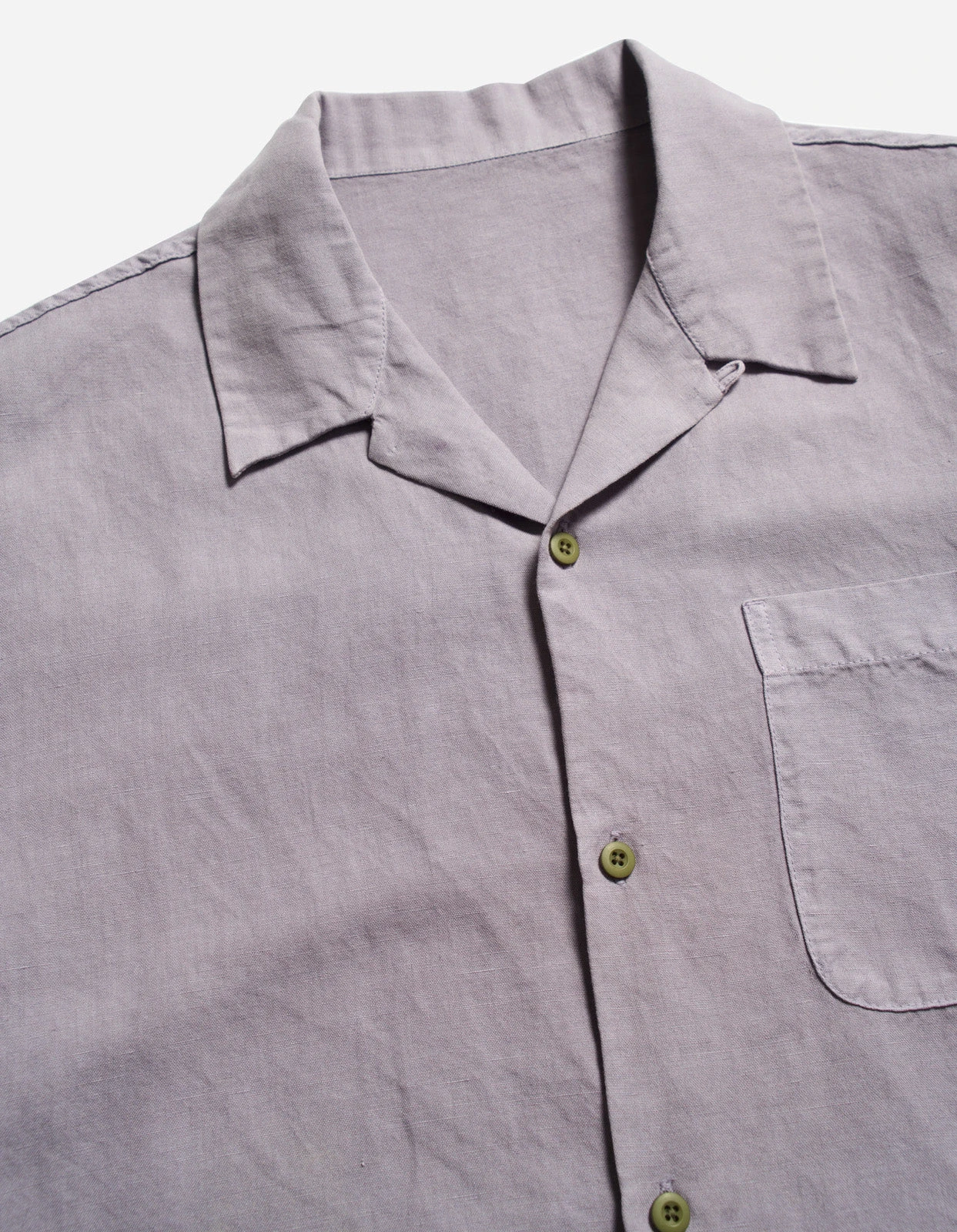 Maharishi 5211 Hemp Camp Collar Shirt Purple Ash 7 Maharishi 5211 Hemp Camp Collar Shirt Purple Ash - Image 7