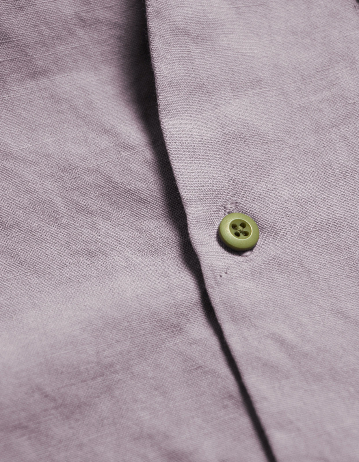 Maharishi 5211 Hemp Camp Collar Shirt Purple Ash 10 Maharishi 5211 Hemp Camp Collar Shirt Purple Ash - Image 10