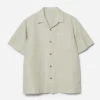 Maharishi 5211 Hemp Camp Collar Shirt Sage