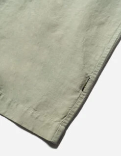 Maharishi 5211 Hemp Camp Collar Shirt Sage -Maharishi Shop aw24 5211 sage 30