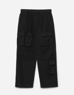 Maharishi 5213 Hemp Asym Cargo Track Pants Black