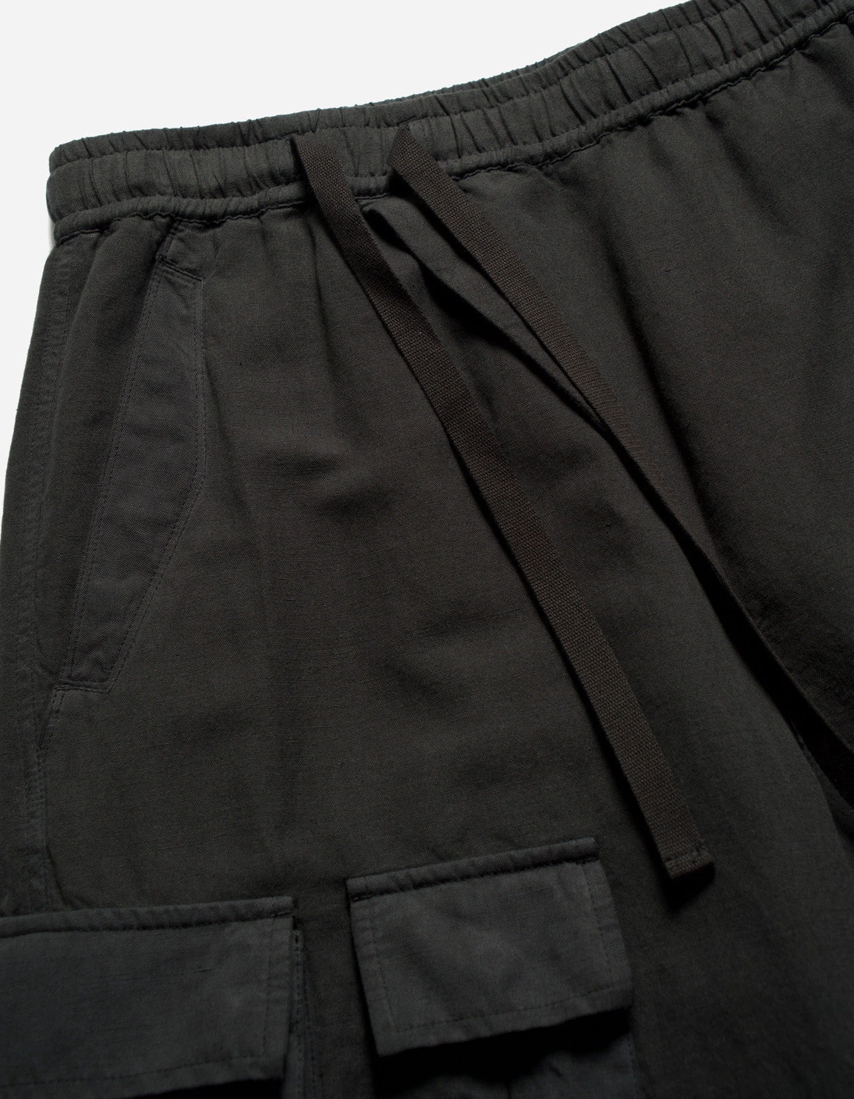 Maharishi 5213 Hemp Asym Cargo Track Pants Black 6 Maharishi 5213 Hemp Asym Cargo Track Pants Black - Image 6