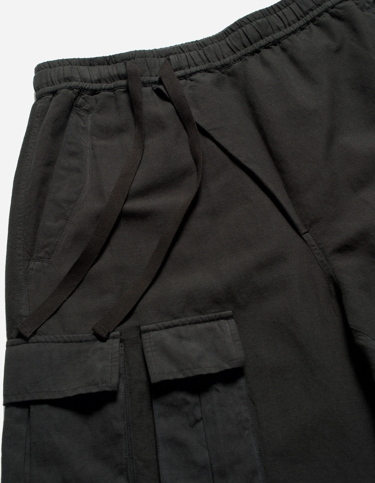 Maharishi 5213 Hemp Asym Cargo Track Pants Black 8 Maharishi 5213 Hemp Asym Cargo Track Pants Black - Image 8