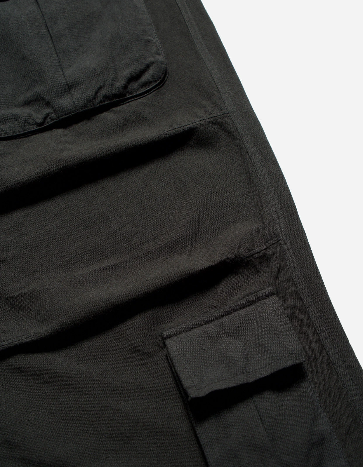 Maharishi 5213 Hemp Asym Cargo Track Pants Black 10 Maharishi 5213 Hemp Asym Cargo Track Pants Black - Image 10