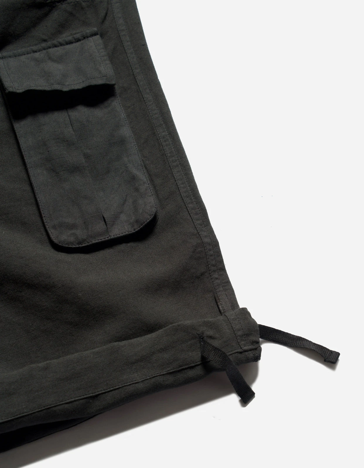 Maharishi 5213 Hemp Asym Cargo Track Pants Black 12 Maharishi 5213 Hemp Asym Cargo Track Pants Black - Image 12