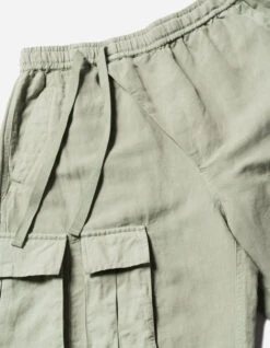 Maharishi 5213 Hemp Asym Cargo Track Pants Sage -Maharishi Shop aw24 5213 sage 30