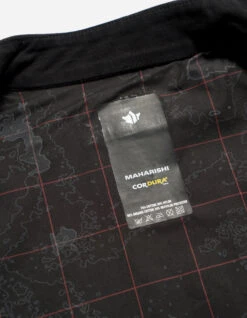 Maharishi 5223 Cordura Asym Armour Vest Black/Subdued Night -Maharishi Shop aw24 5223 black 91