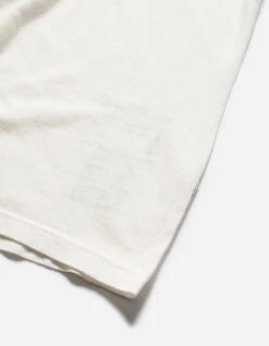 Maharishi 5234 Hemp Cross Oversized T-Shirt White -Maharishi Shop aw24 5234 white 40