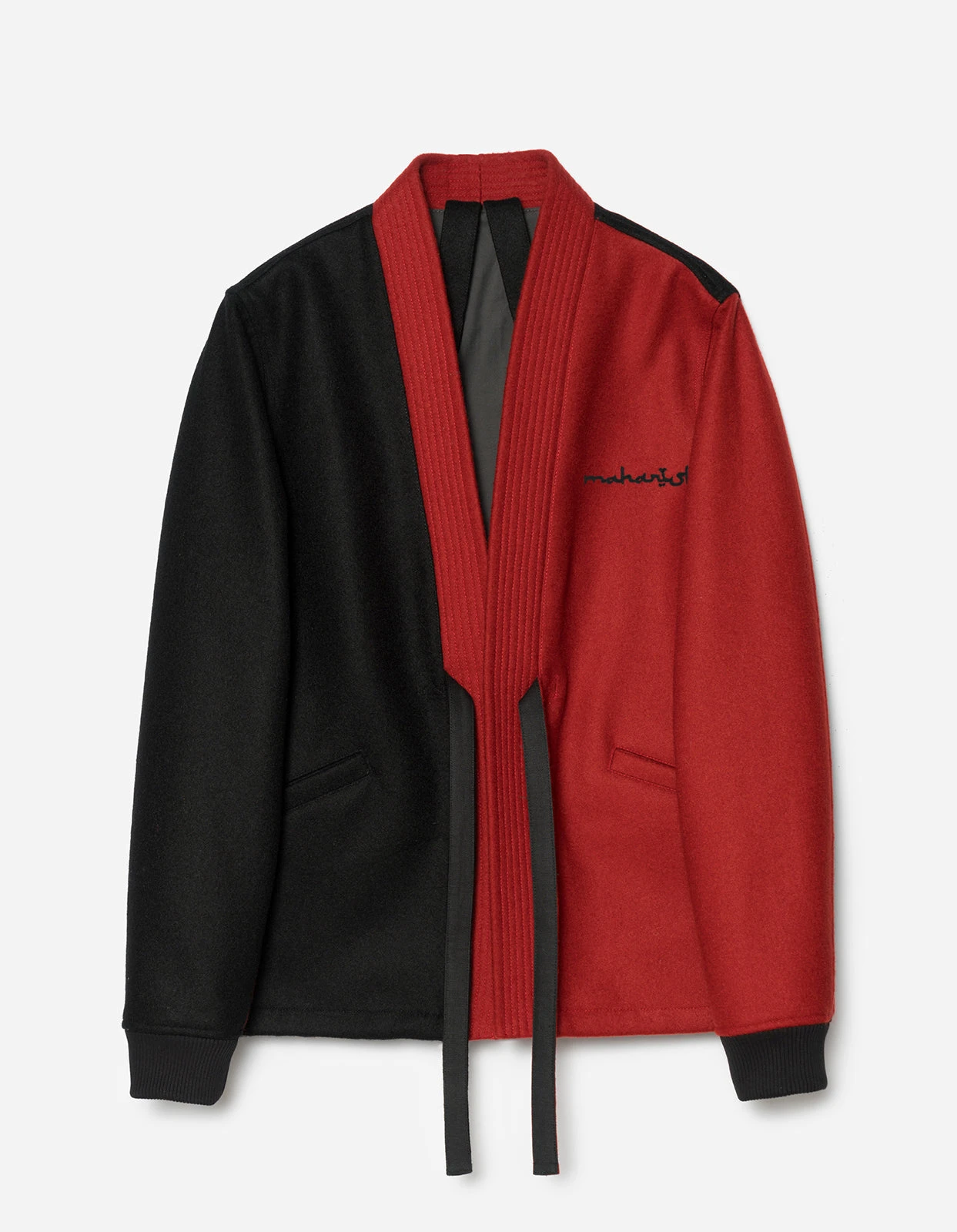 Maharishi 5236 Thar Dragon Stadium Kimono Black/Red 2 Maharishi 5236 Thar Dragon Stadium Kimono Black/Red - Image 2