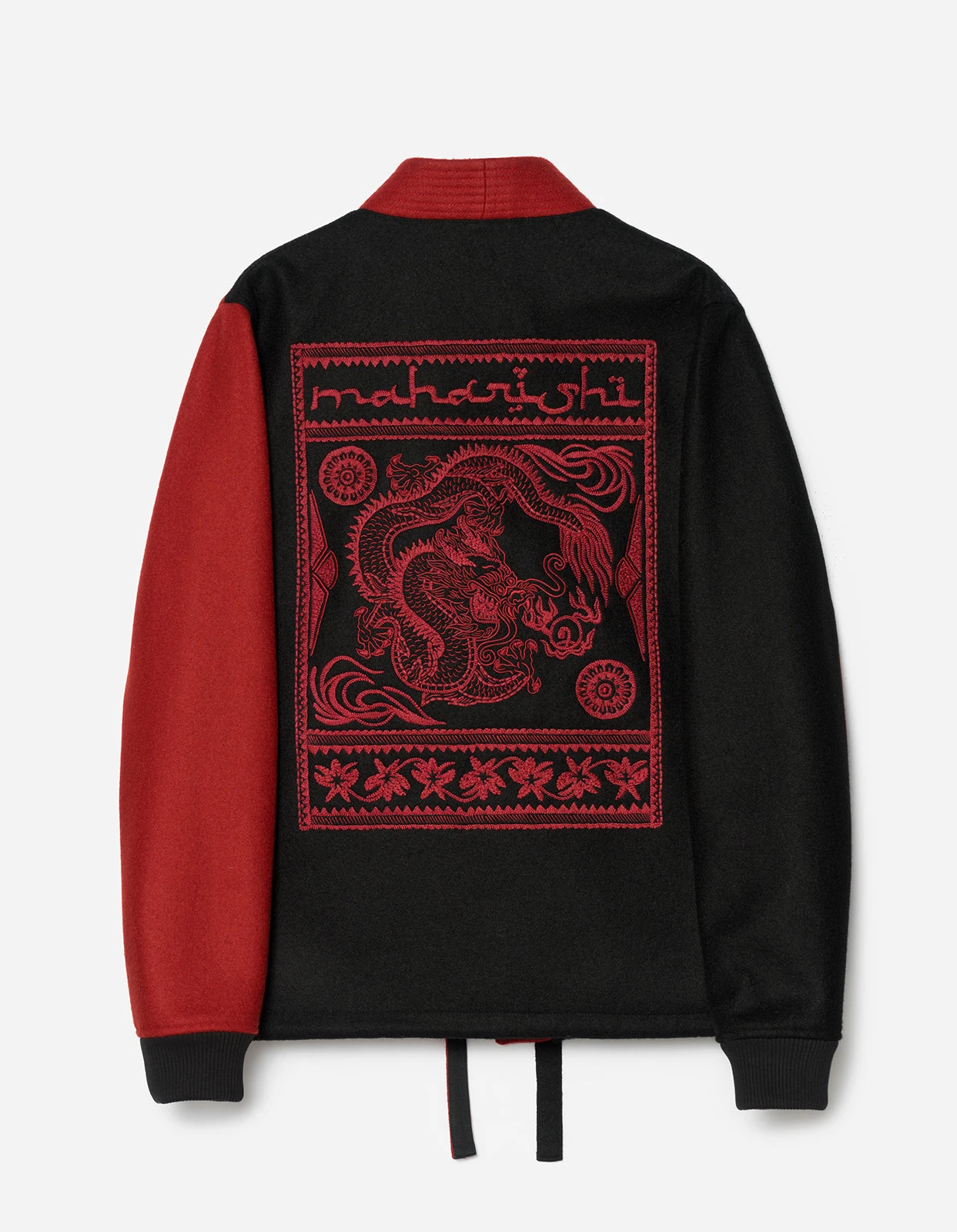 Maharishi 5236 Thar Dragon Stadium Kimono Black/Red 1 Maharishi 5236 Thar Dragon Stadium Kimono Black/Red