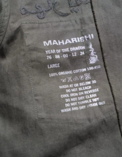 Maharishi 5237 Thar Dragon Utility Shirt Olive OG-107F 33 Maharishi 5237 Thar Dragon Utility Shirt Olive OG-107F -Maharishi Shop aw24 5237 Olive 94