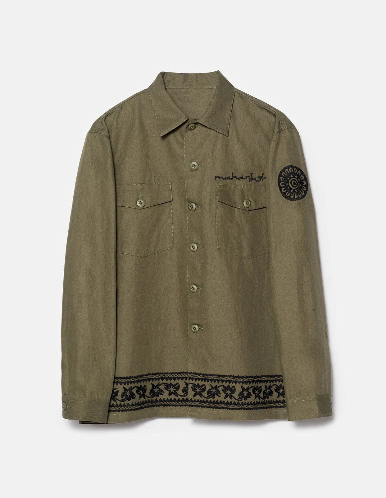 Maharishi 5237 Thar Dragon Utility Shirt Olive OG-107F 1 Maharishi 5237 Thar Dragon Utility Shirt Olive OG-107F