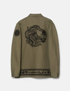 Maharishi 5237 Thar Dragon Utility Shirt Olive OG-107F 25 Maharishi 5237 Thar Dragon Utility Shirt Olive OG-107F -Maharishi Shop aw24 5237 olive og 107f 20