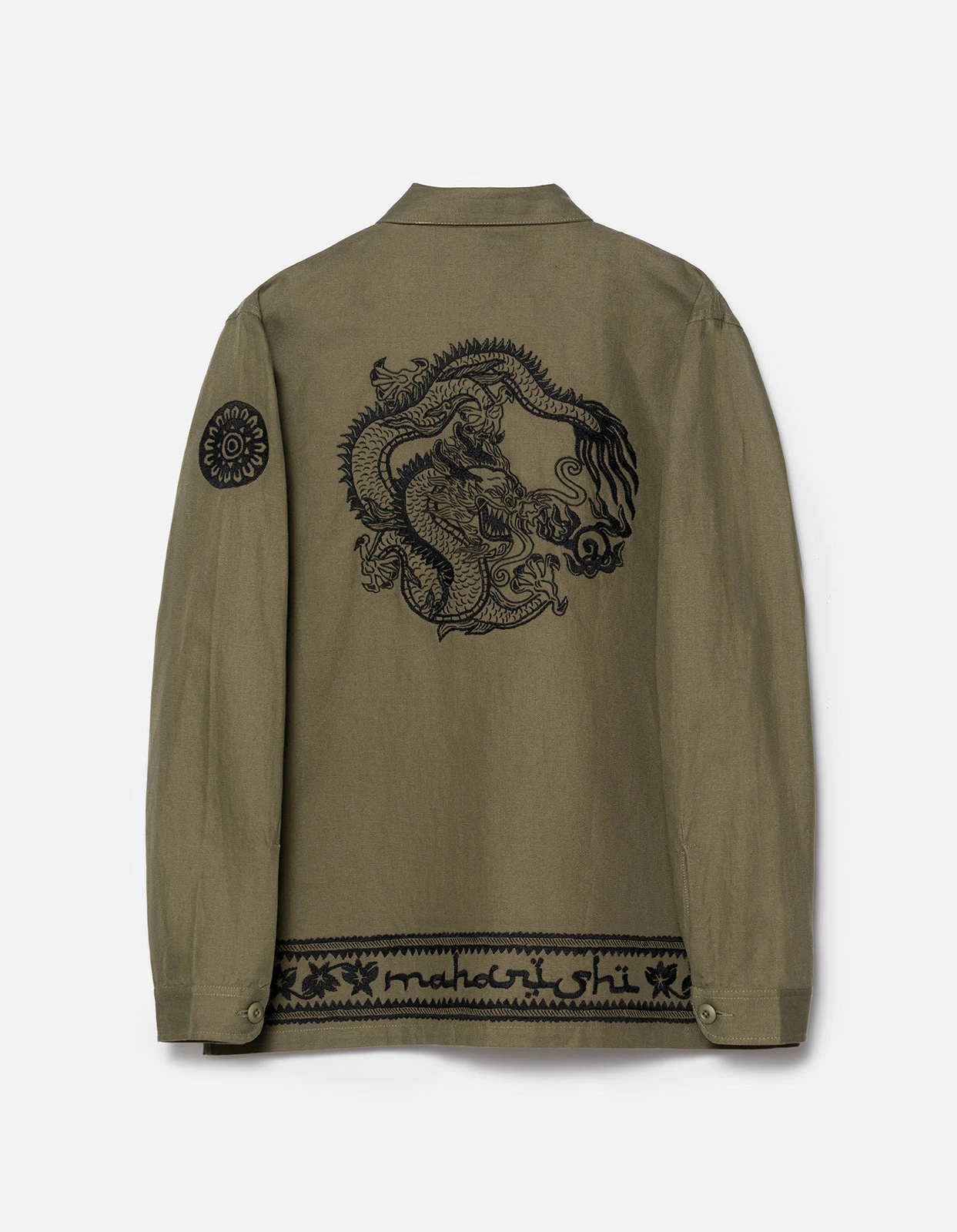 Maharishi 5237 Thar Dragon Utility Shirt Olive OG-107F 9 Maharishi 5237 Thar Dragon Utility Shirt Olive OG-107F - Image 9